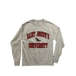 Medium Champion St. Josephs University Long Sleeve Tshirt Adult Unisex